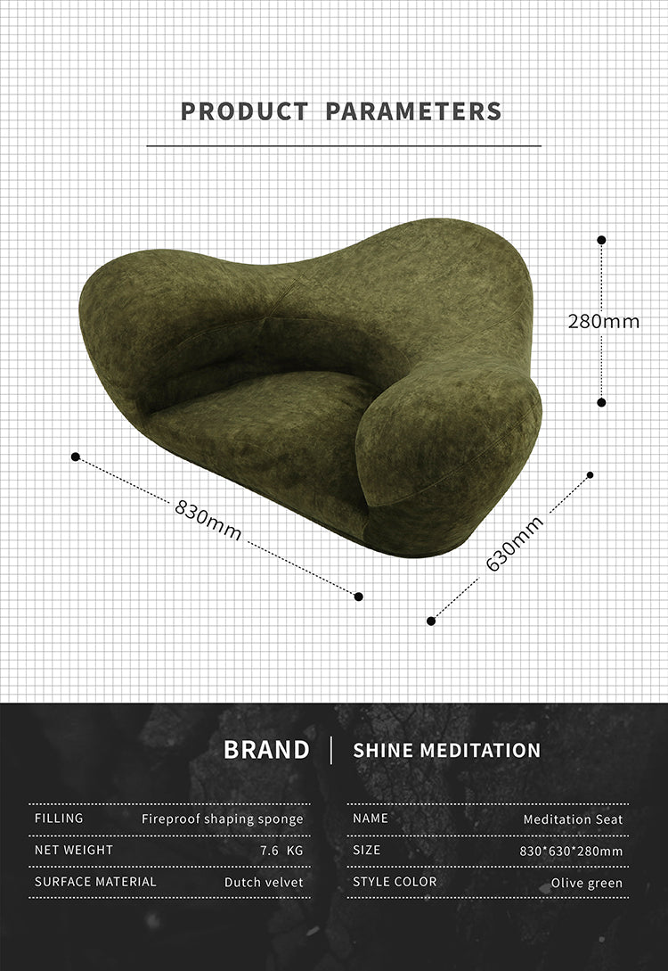 Shine Meditation Seat - Classic(Olive Green)