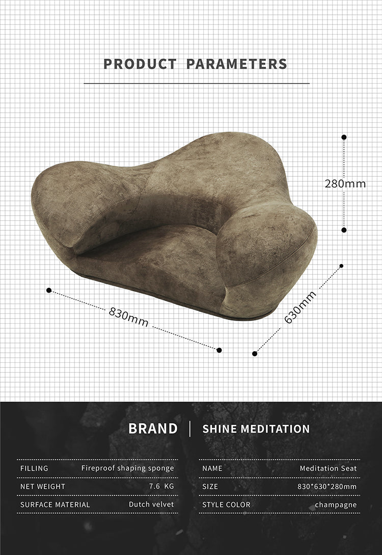 Shine Meditation Seat - Classic(Champagne)