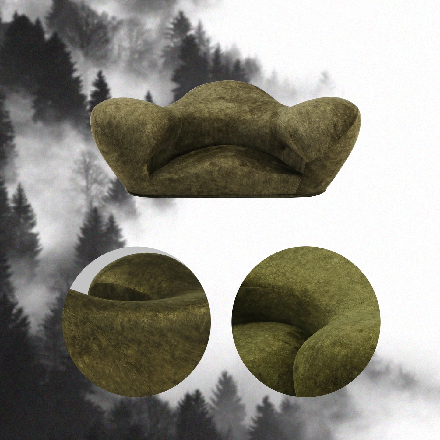 Shine Meditation Seat - Classic(Olive Green)