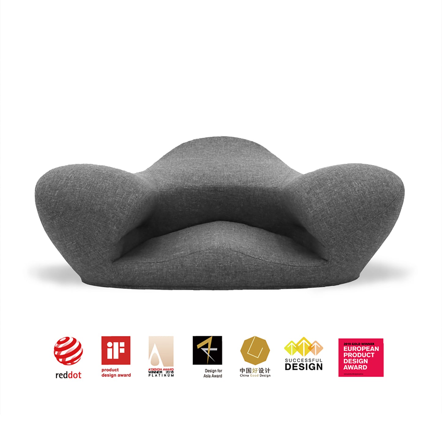 Shine Meditation Seat - Classic（Fabric Dark Gray）