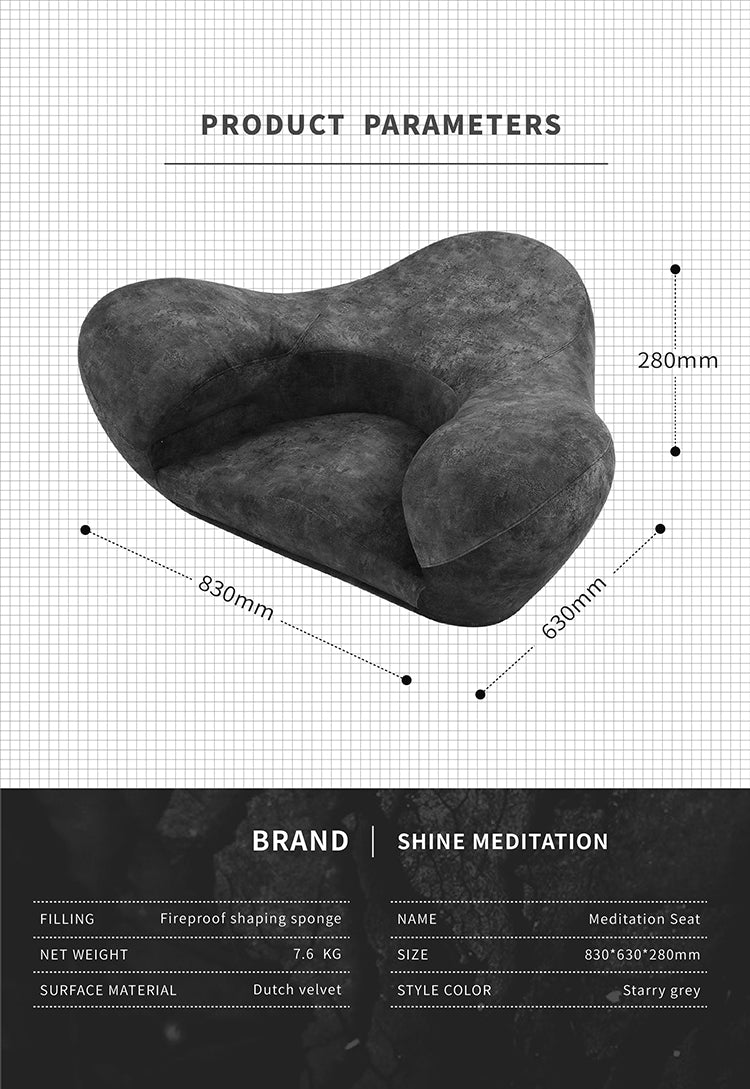 Shine Meditation Seat - Classic（Starry Sky Grey）