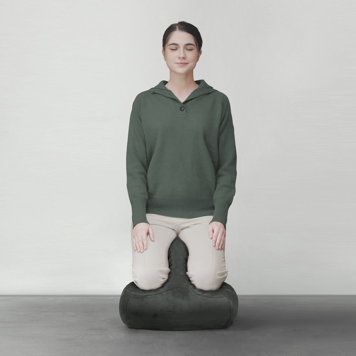 Shine Meditation Seat - kneeling (Dark Grey）